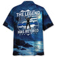 Police Legend Retired Hawaiian Shirt For Coastal Adventures And Warm Weather Wear