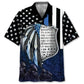Tropical Police Proud Hawaiian Shirt Pattern View For Lightweight Everyday Style