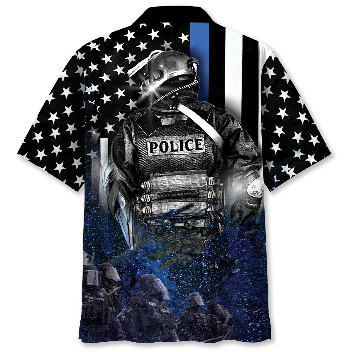 Tropical Police Proud Hawaiian Shirt For Coastal Adventures And Warm Weather Wear