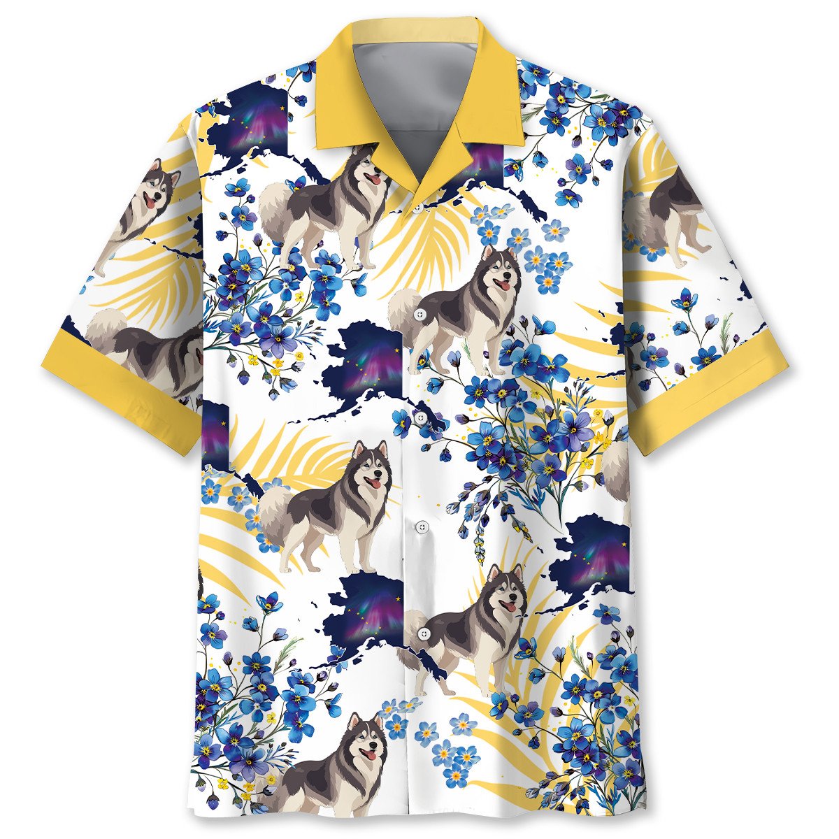 Tropical Alaska Proud Hawaiian Shirt Artwork View For Weekend Travel And Beach Style
