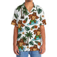 Funny Tropical Bear Surfing Hawaiian Shirt Design Detail For Beach Days And Holiday Travel