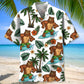 Funny Tropical Bear Surfing Hawaiian Shirt For Warm Weather Adventures And Everyday Comfort