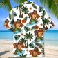 Funny Tropical Bear Surfing Hawaiian Shirt For Summer Events And Casual Outdoor Wear