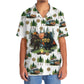 Camping Forest Creature Husband Wife Hawaiian Shirt For Warm Weather Adventures And Everyday Comfort