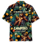 Bear Camping Drunk Hawaiian Shirt Artwork View For Weekend Travel And Beach Style