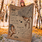 Africa To My Son African American Flannel Blanket For Cozy Bedroom Sofa Decor