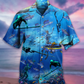 Ocean Hawaiian Shirt With All Over Print For Island Holidays Summer Parties And Casual Outdoor Wear