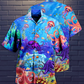Octopus Ocean Hawaiian Shirt Pattern View For Lightweight Everyday Style