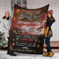 Hunting To My Wife Flannel Blanket For Cozy Bedroom Sofa Decor