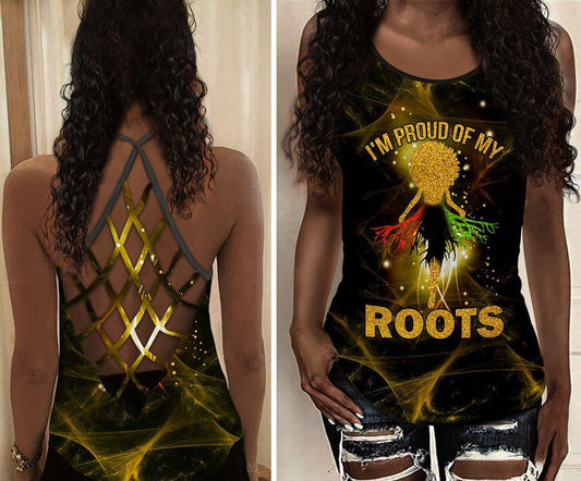 Black Woman Love Peace Hollow Tank Top For Fitness Activities And Daily Wear