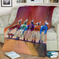 Native American Simple Flannel Blanket For Cozy Bedroom Sofa Decor