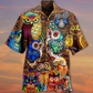 Owl Full Hawaiian Shirt Artwork View For Weekend Travel And Beach Style