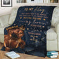 African Our Home Ain't No Castle Afro Couple Personalized Flannel Blanket For Cozy Bedroom Sofa Decor