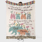 Bear I've Only Been With Dad Personalized Flannel Blanket For Cozy Bedroom Sofa Decor