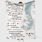 Elephant I Really Love You Mothers Day Mother Personalized Flannel Blanket For Cozy Bedroom Sofa Decor