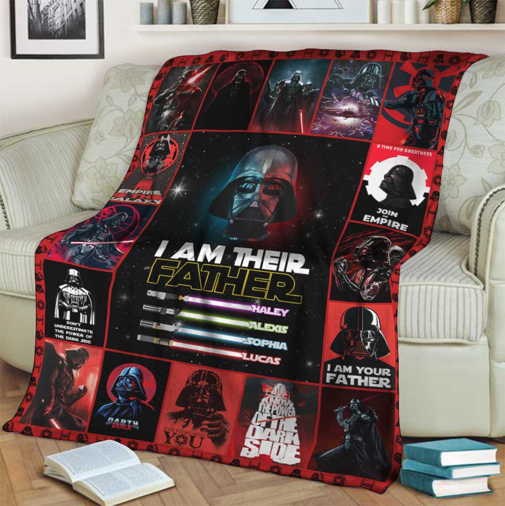 Personalized Fathers Day Dad Flannel Blanket For Cozy Bedroom Sofa Decor