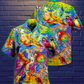 Colorful Parrot Hawaiian Shirt Artwork View For Weekend Travel And Beach Style
