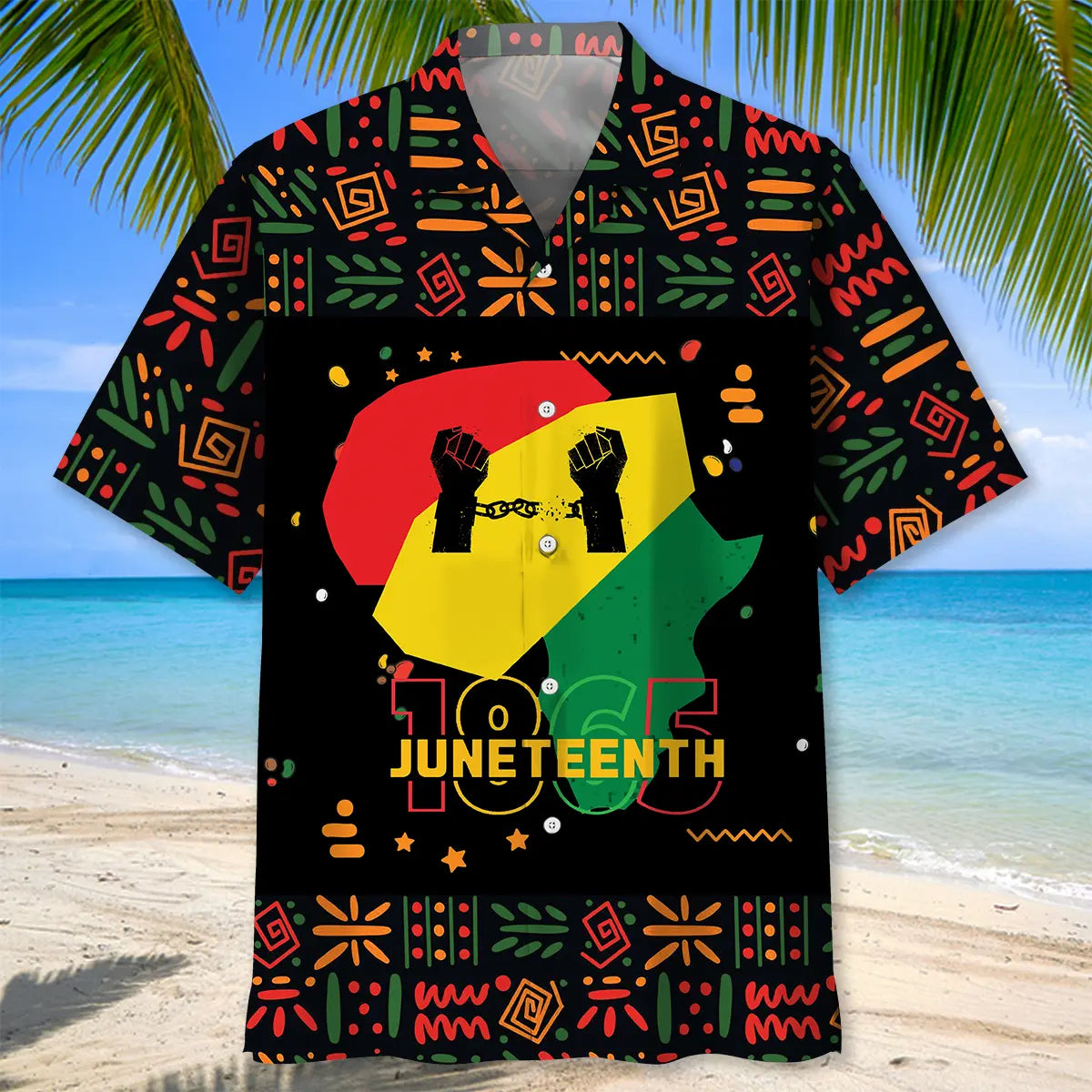 1865 Juneteenth Proud Hawaiian Shirt For Summer Gathering And Weekend Wear