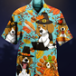 Beagle Hawaiian Shirt Artwork Detail For Resort Trips And Outdoor Activities