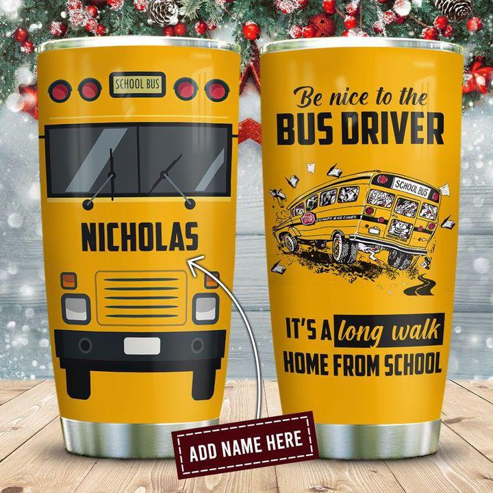 Bus School Lover 20 Oz Tumbler For Coffee Travel And Daily Drinks