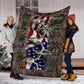 Hunting American Hunters Flannel Blanket For Cozy Bedroom Sofa Decor