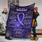 Alzheimer Awareness Flannel Blanket For Cozy Bedroom Sofa Decor