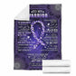 Alzheimer Awareness Flannel Blanket For Cozy Bedroom Sofa Decor