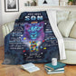 Autism Awareness Son Gift Flannel Blanket For Cozy Bedroom Sofa Decor