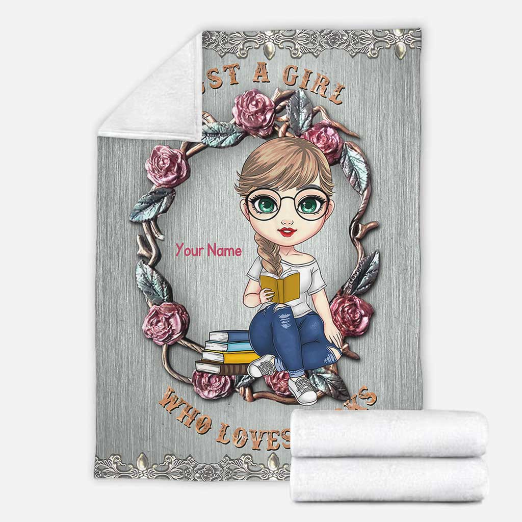 Book Lover So Cute Personalized Flannel Blanket For Cozy Bedroom Sofa Decor