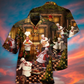 Festive Chef Food Christmas Hawaiian Shirt Artwork View For Weekend Travel And Beach Style
