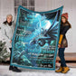Dragon To My Son Flannel Blanket For Cozy Bedroom Sofa Decor