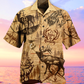 Vintage Deer Hunting Outdoor Hawaiian Shirt For Summer Events And Casual Outdoor Wear