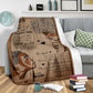 Africa To My Son African American Flannel Blanket For Cozy Bedroom Sofa Decor