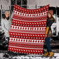 Christmas Simple But Nice Flannel Blanket For Cozy Bedroom Sofa Decor