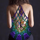 Hippie Awakening Peaceful Mind Hollow Tank Top For Yoga Workouts And Festival Wear