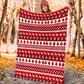 Christmas Simple But Nice Flannel Blanket For Cozy Bedroom Sofa Decor