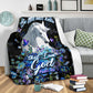 Horse Be Still And Knowing That I Am God Flannel Blanket For Cozy Bedroom Sofa Decor