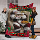 Cat All I Want For Christmas Is A Nap Flannel Blanket For Cozy Bedroom Sofa Decor