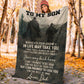 Hunting To My Son Hunting I Can Promise To Love You Flannel Blanket For Cozy Bedroom Sofa Decor