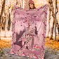 Breast Cancer Survivor Awareness Flannel Blanket For Cozy Bedroom Sofa Decor