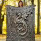 Dragon Protects Your Life Flannel Blanket For Cozy Bedroom Sofa Decor