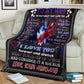 Dragon To My Wife Flannel Blanket For Cozy Bedroom Sofa Decor
