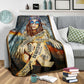 Hippie You Are Enough Flannel Blanket For Cozy Bedroom Sofa Decor