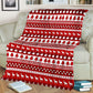 Christmas Teacher Simple Pattern Flannel Blanket For Cozy Bedroom Sofa Decor