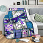 Mental Health Awareness Dragonfly Flannel Blanket For Cozy Bedroom Sofa Decor