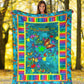 Autism Accept Understand Love Autism Awareness Flannel Blanket For Cozy Bedroom Sofa Decor