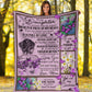 Fibromyalgia To My Daughter Fibromyalgia Awareness Flannel Blanket For Cozy Bedroom Sofa Decor