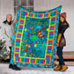 Autism Accept Understand Love Autism Awareness Flannel Blanket For Cozy Bedroom Sofa Decor