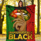 Black Woman Unapologetically Black African American Flannel Blanket For Cozy Bedroom Sofa Decor