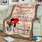Native To My Granddaughter Native American Flannel Blanket For Cozy Bedroom Sofa Decor